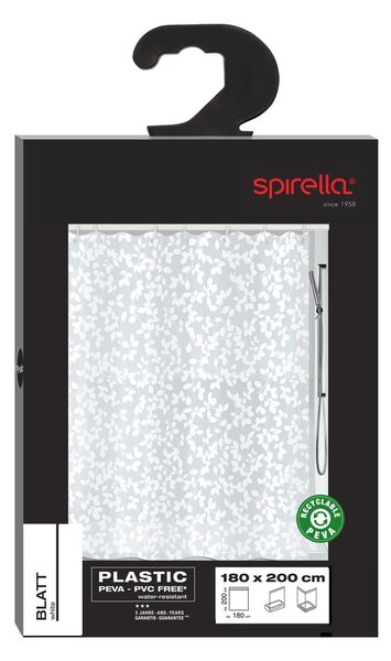 Tenda per doccia 180x200 cm Blatt – Spirella