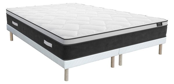 Set Art Collection di DREAMEA: Rete + Materasso ibrido molle insacchettate e memory YSMÉE 180 x 200 cm