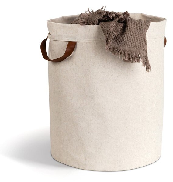 Cesta per il bucato beige in tessuto 69 l Soft Storage – Bigso