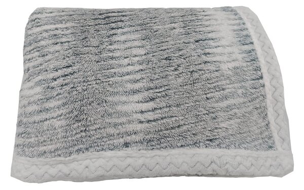 Coperta grigia in sherpa 150x200 cm Marble – My House