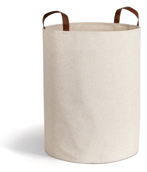 Cesta per il bucato beige in tessuto 69 l Soft Storage – Bigso