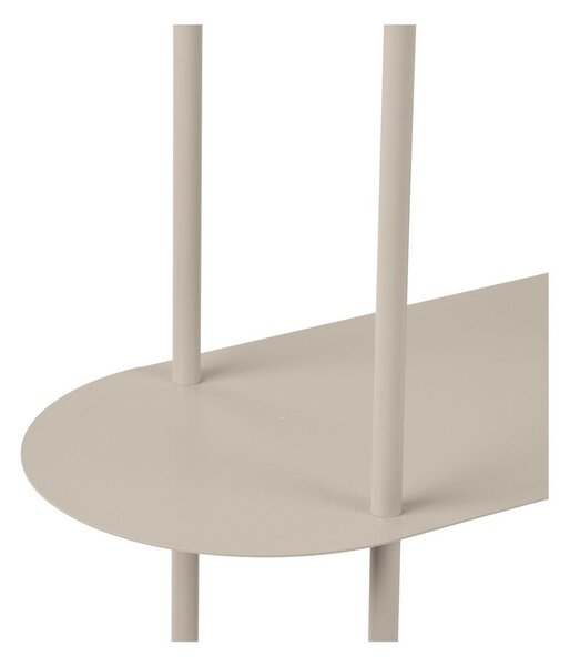 Scaffale beige in metallo 118x97x31 cm Rieti – House Nordic
