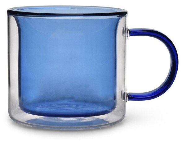 Tazze in set blu in vetro 2 pz 270 ml Liv – ONA