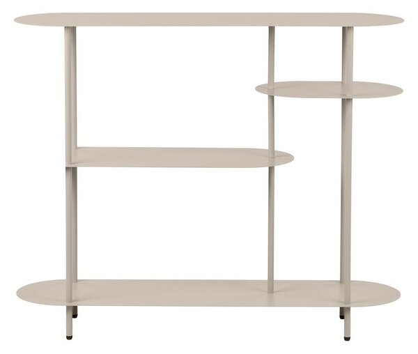Scaffale beige in metallo 118x97x31 cm Rieti – House Nordic
