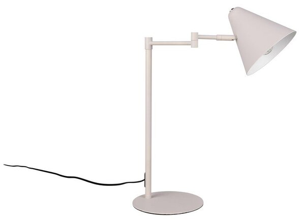 Lampada da tavolo avorio con struttura flessibile (altezza totale 50,5 cm) Cosima – Trio