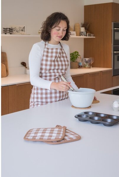 Grembiule in cotone Gingham – Tiseco Home Studio