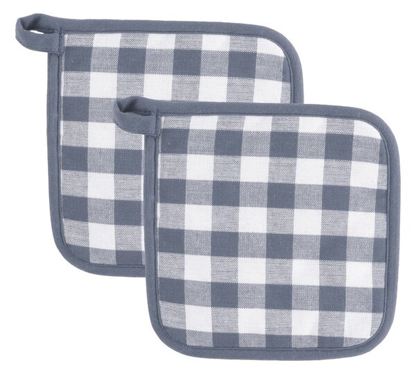 Presine in set in cotone 2 pz Gingham – Tiseco Home Studio