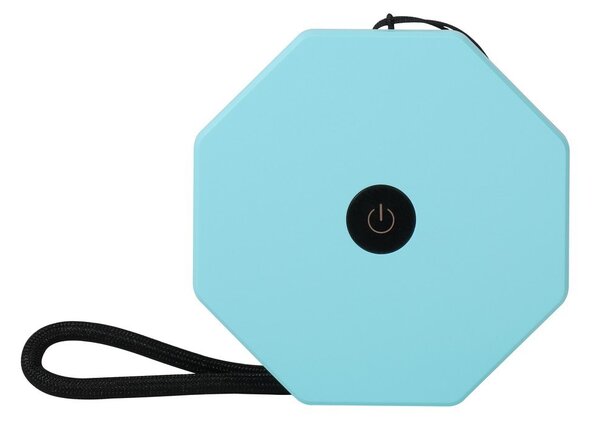 Decorazione luminosa bianca/turchese con ricarica USB portatile ø 8 cm Twist – Gingko