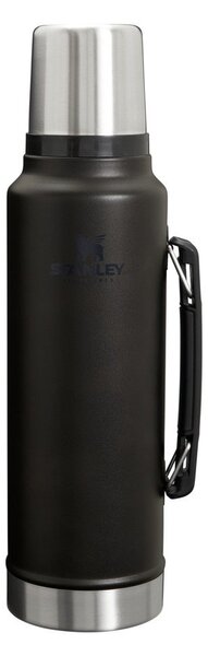 Borraccia termica nera in acciaio inox 1,4 l Legendary Classic Bottle Black 2.0 – Stanley