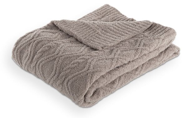 Coperta grigio tortora in micropile 130x170 cm Aspen – Tiseco Home Studio