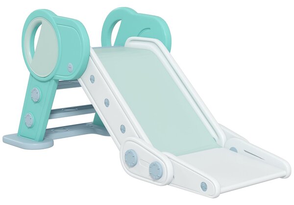 Scivolo per Bambini Pieghevole 102x53x53 cm in Plastica Verde