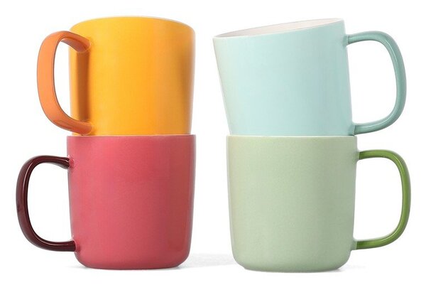Tazza rosa in new bone china 370 ml Mae – ONA