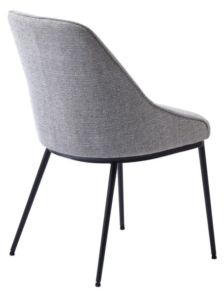 Sedie da pranzo grigie in set di 2 Meridian - Unique Furniture