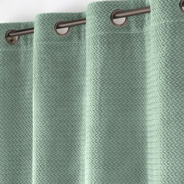 Tenda verde in microflanella 140x240 cm Flanela – douceur d'intérieur