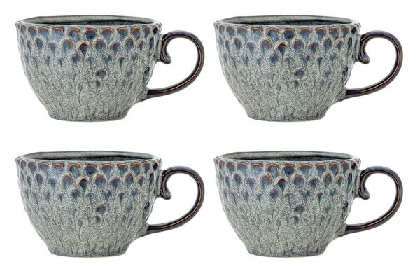 Tazzine in set grigie in ceramica 4 pz 365 ml Katrina – Bloomingville