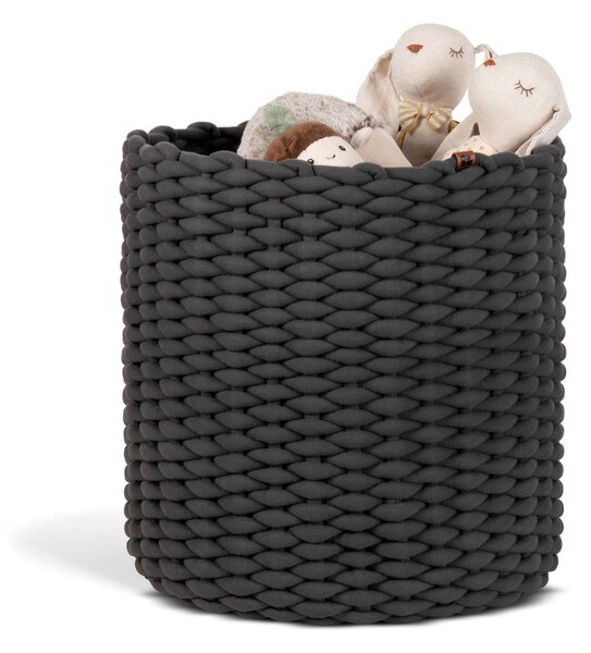 Cesto in tessuto ø 40x40 cm Peach Skin Round XL – Bigso