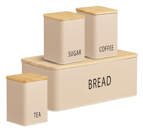 Set di contenitori per alimenti in metallo 4 pz Tula – House Nordic