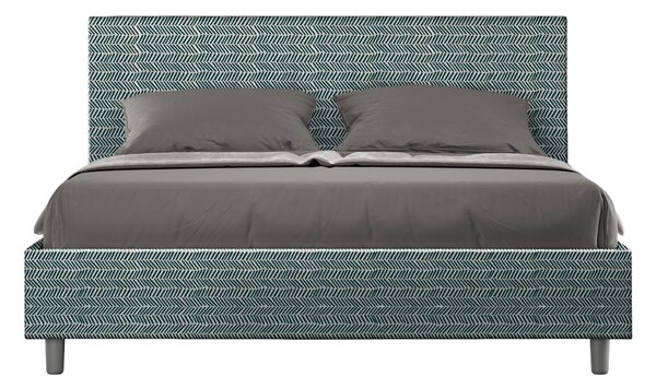 Letto Matrimoniale 160x190 cm Senza Rete Adele Aragona 8 Blu