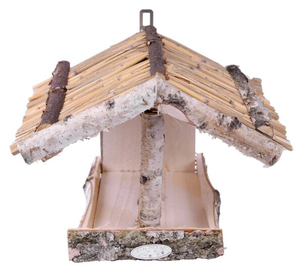 Mangiatoia da parete in legno per uccelli, altezza 24,5 cm - Esschert Design