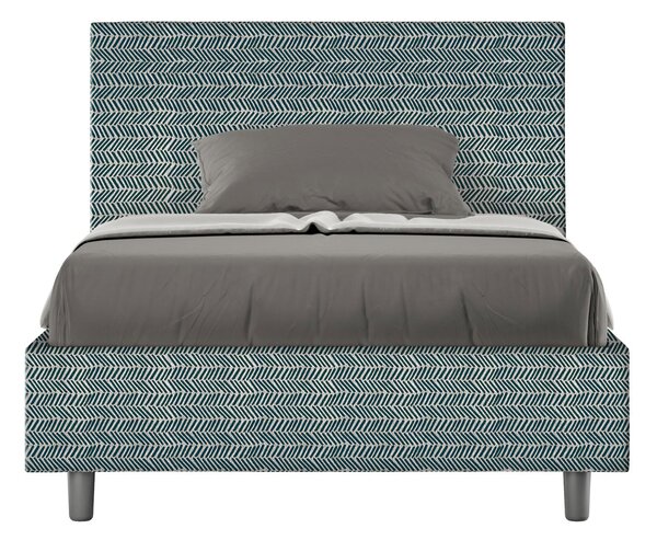 Letto 1 Piazza e Mezzo 120x190 cm Senza Rete Adele Aragona 8 Blu