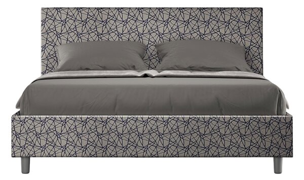Letto Matrimoniale 160x190 cm Senza Rete Adele Era 09 Blu