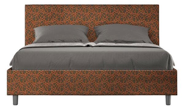 Letto Matrimoniale 160x190 cm Senza Rete Adele Era 04 Arancione