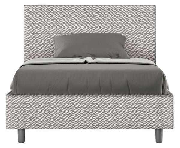 Letto 1 Piazza e Mezzo 120x190 cm Senza Rete Adele Aragona 1 Bianco