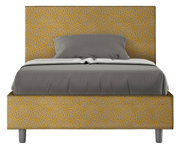 Letto 1 Piazza e Mezzo 120x190 cm Senza Rete Adele Era 06 Giallo