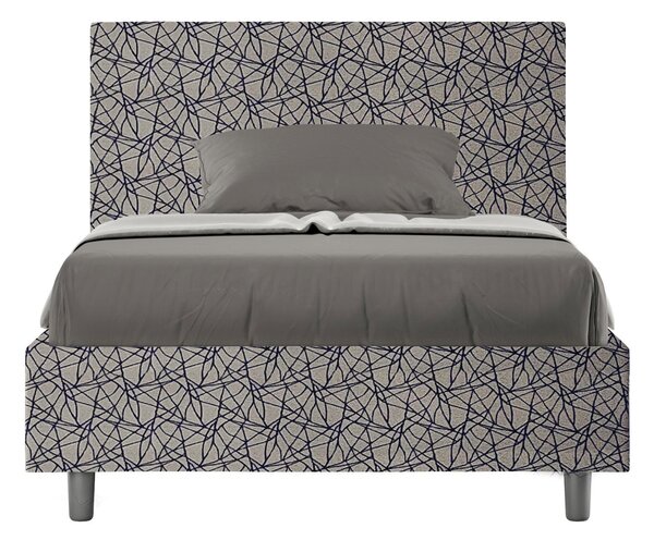 Letto 1 Piazza e Mezzo 120x190 cm Senza Rete Adele Era 09 Blu