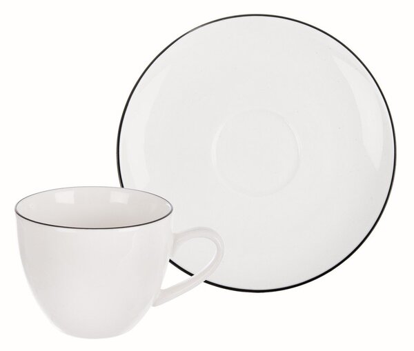 Tazzina per espresso bianca in porcellana 100 ml Decora – Orion