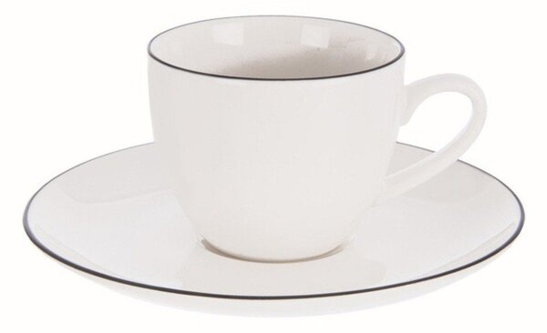 Tazzina per espresso bianca in porcellana 100 ml Decora – Orion