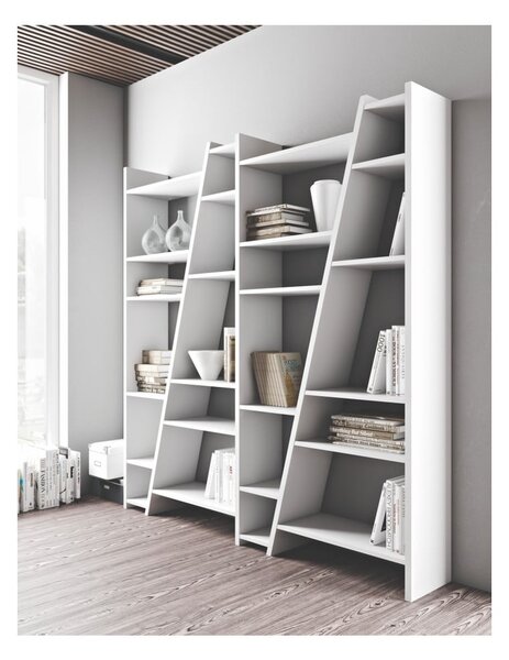 Libreria bianca 190x195 cm Delta - TemaHome