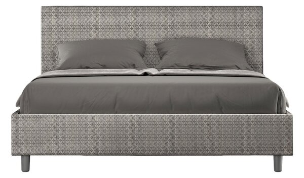 Letto Matrimoniale 160x190 cm Senza Rete Adele Labirinto 02 Grigio