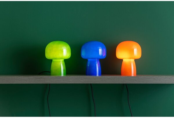 Lampada da tavolo blu (altezza totale 20 cm) Fervor – Leitmotiv