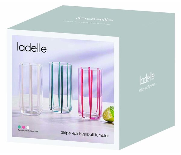 Set di bicchieri 4 pz 450 ml Stripe – Ladelle