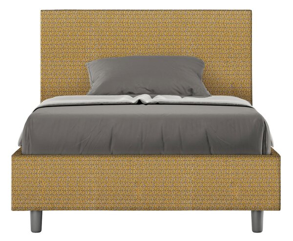 Letto 1 Piazza e Mezzo 120x190 cm Senza Rete Adele Labirinto 06 Giallo