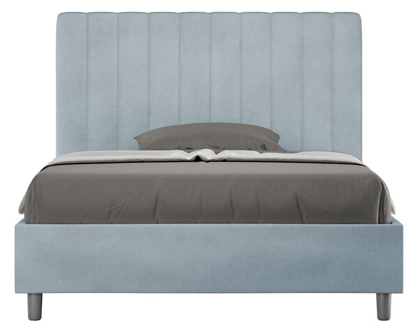 Letto 1 Piazza e Mezzo 120x190 cm Senza Rete Agueda Azzurro