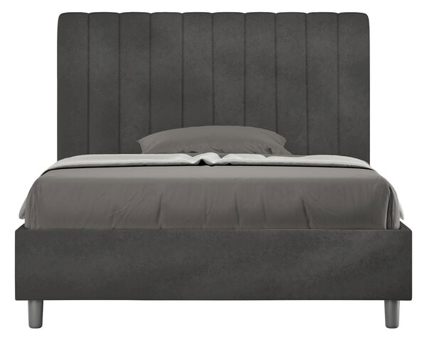 Letto 1 Piazza e Mezzo 120x190 cm Senza Rete Agueda Grigio
