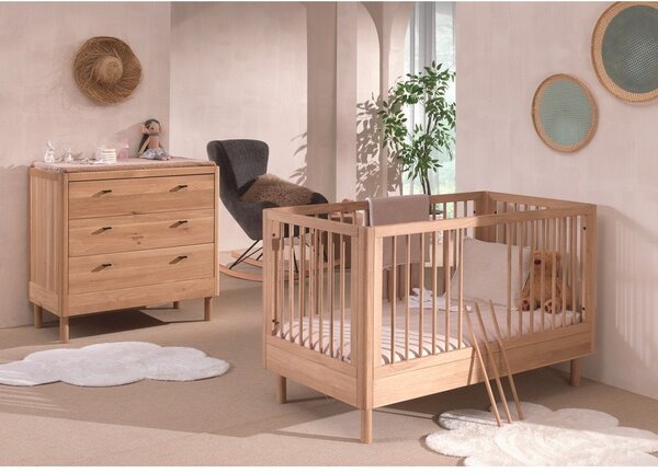 Set di mobili per bambini in rovere massiccio 2 pz Forrest – Vipack