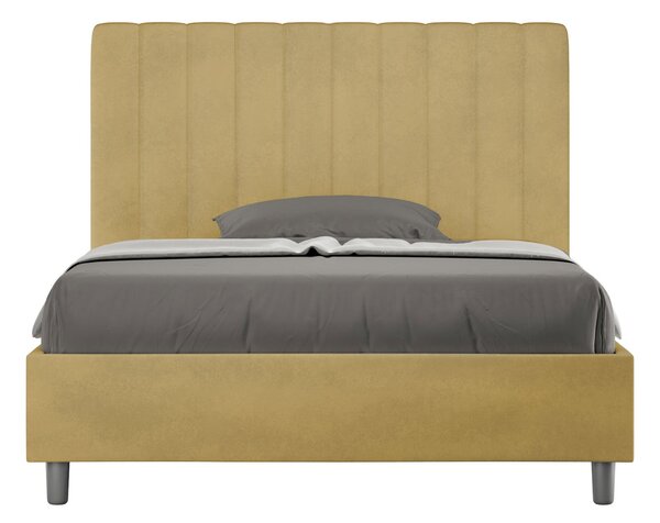 Letto 1 Piazza e Mezzo 120x190 cm Senza Rete Agueda Ocra