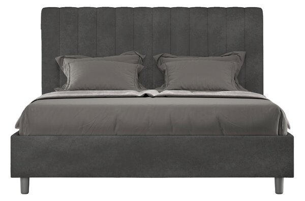 Letto Matrimoniale Francese 140x190 cm Senza Rete Agueda Grigio