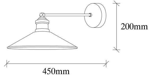 Lampada da parete color bronzo ø 30 cm Dodo – Opviq lights