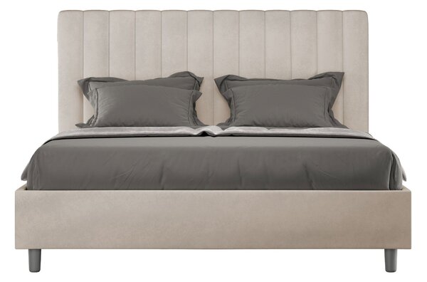 Letto Matrimoniale Francese 140x190 cm Senza Rete Agueda Sabbia