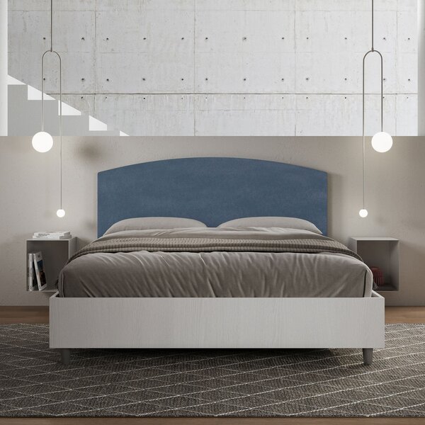 Letto Matrimoniale 160x190 cm Senza Rete Antilia Blu