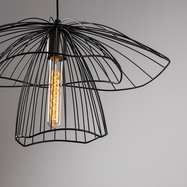 Lampadario nero ø 50 cm Farac – Opviq lights