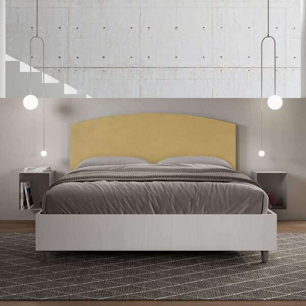Letto Matrimoniale 160x190 cm Senza Rete Antilia Ocra
