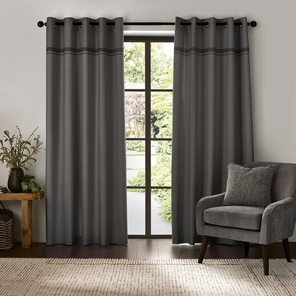 Tende in set grigie 2 pz 117x183 cm Melville – Catherine Lansfield