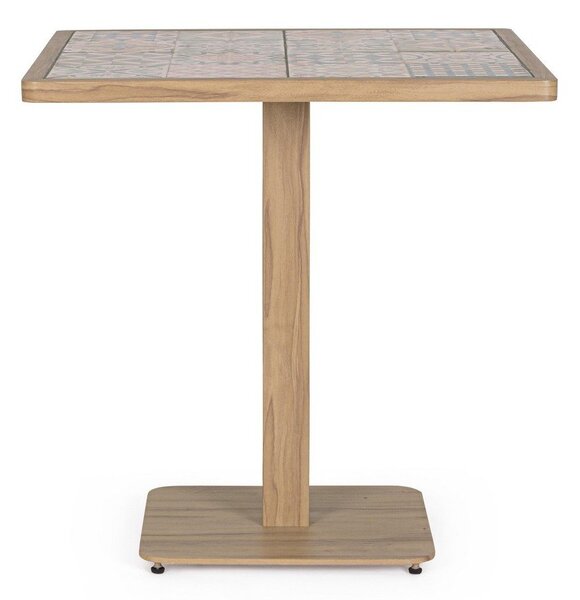 Tavolino da giardino in acciaio 73x73 cm Kalimera – Bizzotto