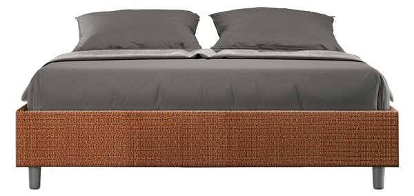 Letto Matrimoniale Sommier 160x190 cm Senza Rete Azelia Labirinto 04 Arancione