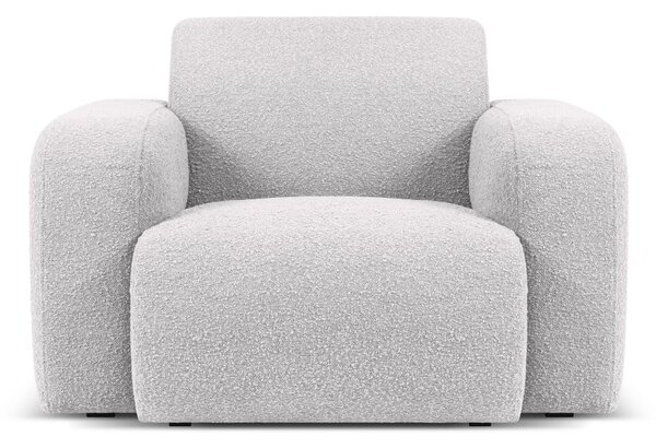 Poltrona grigio chiaro in tessuto bouclé Molino - Micadoni Home